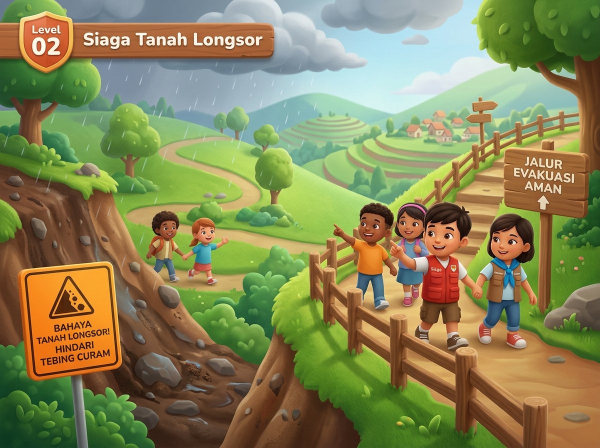 Petualangan Siaga Tanah Longsor